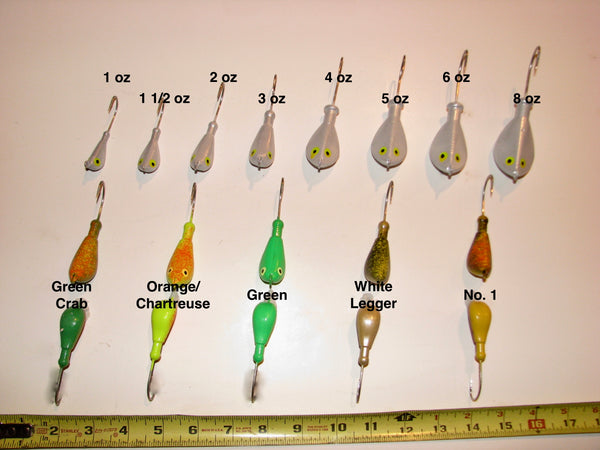 Blackfish Jigs, Banana Head style