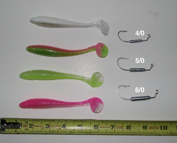 Paddle Tail Grub Combo